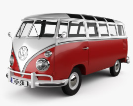 3D model of Volkswagen Transporter T1 1950