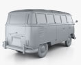 Volkswagen Transporter T1 1950 Modelo 3D