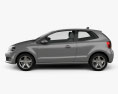 Volkswagen Polo 3ドア 2013 3Dモデル side view