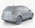 Volkswagen Polo 3ドア 2013 3Dモデル