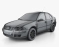 Volkswagen Bora Classic 2011 3d model wire render