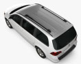 Volkswagen Routan 2014 3D-Modell Draufsicht