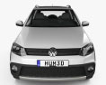 Volkswagen CrossFox 2014 Modelo 3D vista frontal