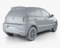 Volkswagen Fox п'ятидверний 2014 3D модель