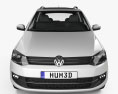Volkswagen SpaceFox (Suran) 2014 Modello 3D vista frontale