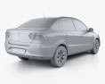 Volkswagen Voyage 2014 3D 모델 