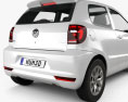 Volkswagen Fox 3 puertas 2014 Modelo 3D