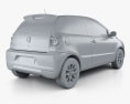 Volkswagen Fox 3 puertas 2014 Modelo 3D