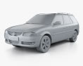 Volkswagen Parati 2014 Modello 3D clay render