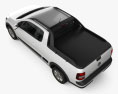 Volkswagen Saveiro Cross 2014 3D模型 顶视图