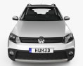 Volkswagen SpaceFox Cross (Suran) 2014 Modello 3D vista frontale