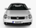 Volkswagen Polo Mk4 3 puertas 2001 Modelo 3D vista frontal