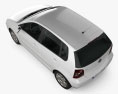 Volkswagen Polo Mk4 5도어 2009 3D 모델  top view
