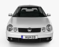 Volkswagen Polo Mk4 5도어 2009 3D 모델  front view