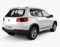 Volkswagen Tiguan Track & Style R-Line US 2014 3Dモデル 後ろ姿