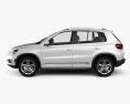 Volkswagen Tiguan Track & Style R-Line US 2014 3D 모델  side view