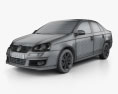 Volkswagen Jetta (A5) 2010 3D-Modell wire render