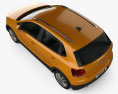 Volkswagen Cross Polo 2014 3Dモデル top view