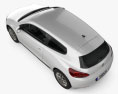 Volkswagen Scirocco 2014 3Dモデル top view