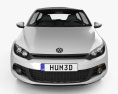 Volkswagen Scirocco 2014 3D模型 正面图