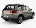 Volkswagen Tiguan Sport & Style 2014 3d model back view