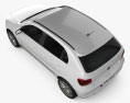 Volkswagen Gol 2015 Modelo 3D vista superior