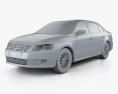 Volkswagen Lavida 2015 3D 모델  clay render