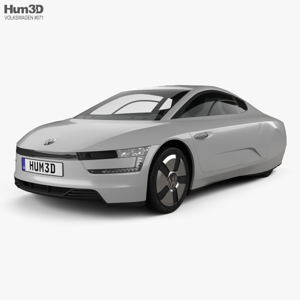 Volkswagen XL1 2016 3Dモデル