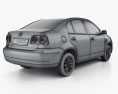 Volkswagen Polo Vivo 세단 2014 3D 모델 