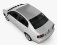Volkswagen Polo Vivo sedan 2014 3D-Modell Draufsicht