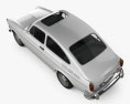 Volkswagen Type 3 (1600) fastback 1965 3D模型 顶视图