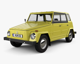 Volkswagen Type 181 1973 3Dモデル