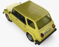 Volkswagen Type 181 1973 3D-Modell Draufsicht