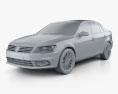 Volkswagen Bora (CN) 2016 3D 모델  clay render