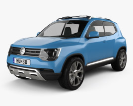 3D model of Volkswagen Taigun 2014