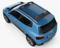 Volkswagen Taigun 2014 3D 모델  top view