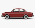 Volkswagen 1500 (Type 3) notchback 1961 3D模型 侧视图
