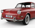 Volkswagen 1500 (Type 3) notchback 1961 3D 모델 
