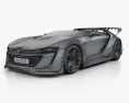 Volkswagen GTI 로드스터 2017 3D 모델  wire render