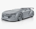 Volkswagen GTI 雙座敞篷車 2017 3D模型 clay render