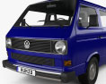 Volkswagen Transporter (T3) Passenger Van 2002 3D-Modell