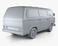Volkswagen Transporter (T3) Passenger Van 2002 3D-Modell