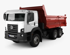 3D model of Volkswagen Constellation Tipper Truck 2014