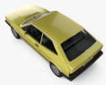 Volkswagen Scirocco 1977 3D模型 顶视图