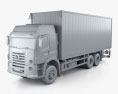Volkswagen Constellation Box Truck 2014 Modello 3D clay render