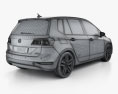 Volkswagen Golf Sportsvan 2016 3Dモデル
