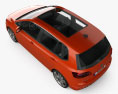 Volkswagen Golf Sportsvan 2016 3Dモデル top view