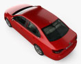 Volkswagen Jetta 인테리어 가 있는 2018 3D 모델  top view