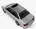 Volkswagen Passat (B4) 轿车 1997 3D模型 顶视图