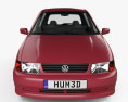 Volkswagen Polo 5도어 2002 3D 모델  front view